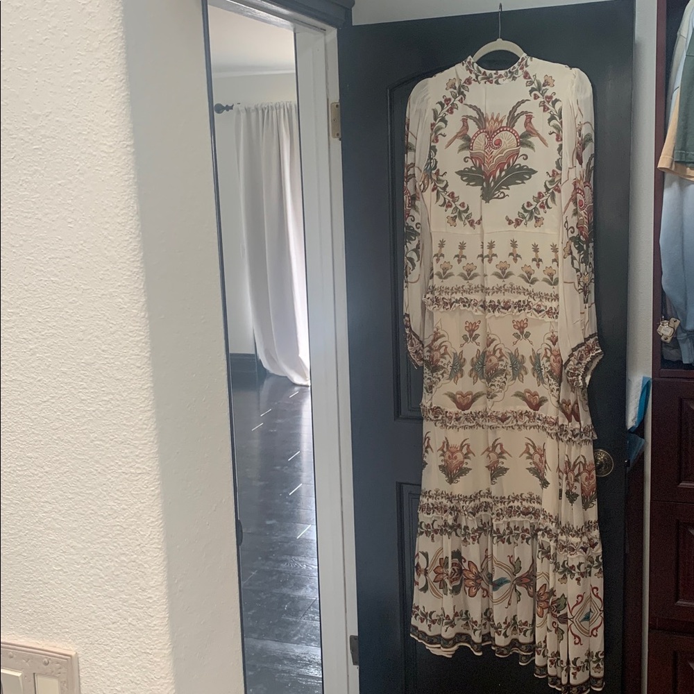 FARM RIO ‼️‼️ Cream Majestic Hearts Maxi Dress - Picture 5 of 8